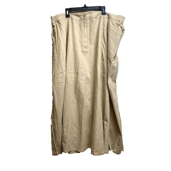 Jessica London 2 Piece‎ Set Womens Shirt 24 Skirt 26 Lagenlook Linen Plus Ladies - Picture 8 of 13